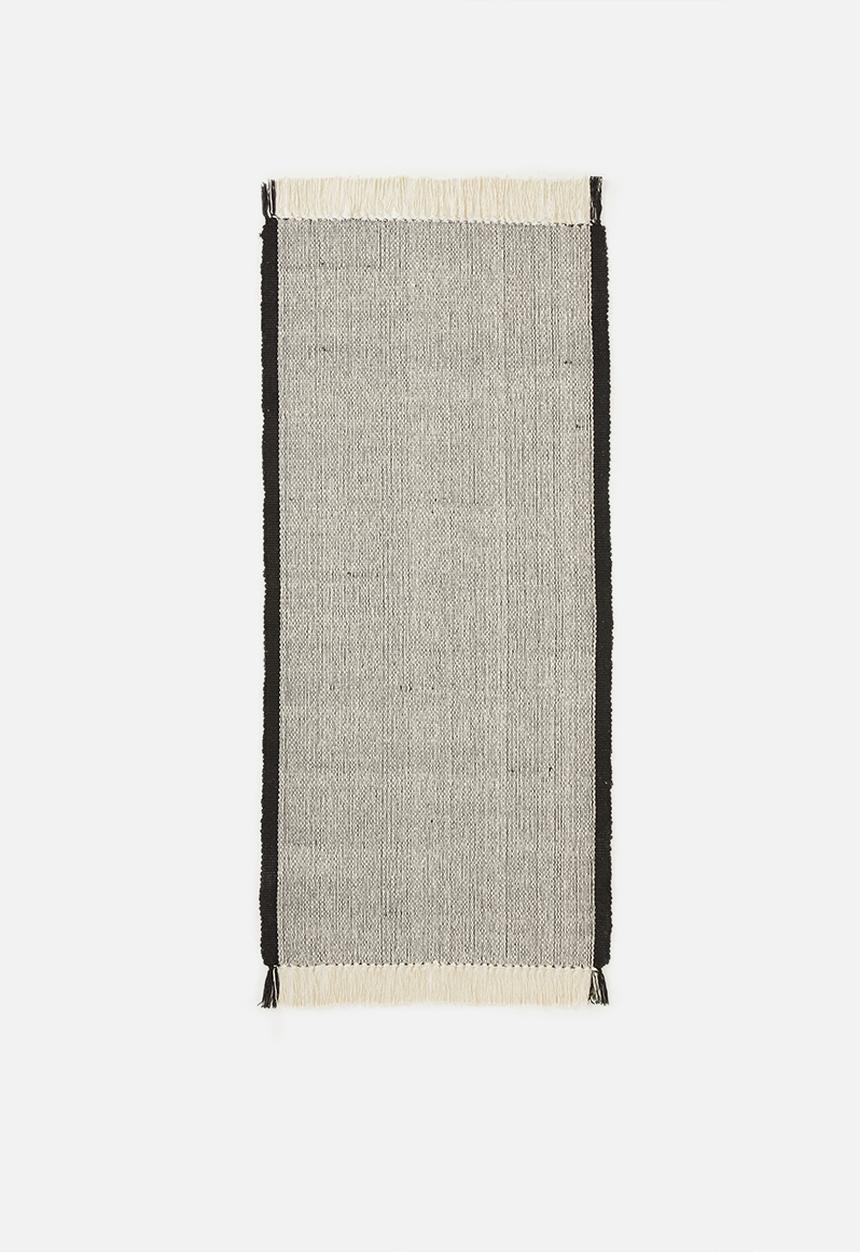 Sixth Floor - Cotton woven runner - grey