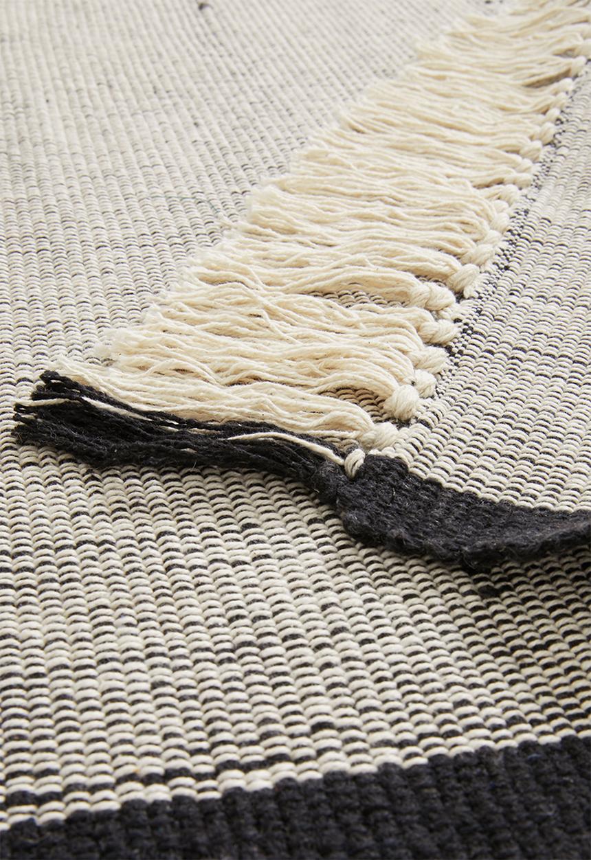 Sixth Floor - Cotton woven runner - grey
