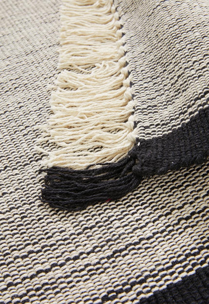Sixth Floor - Cotton bath mat - black