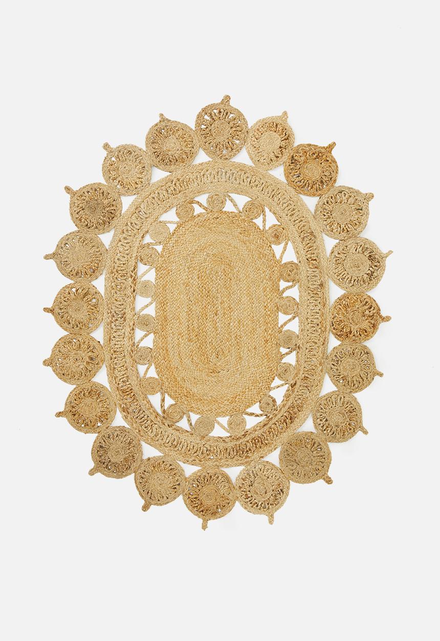 Sixth Floor - Liyana jute rug - natural