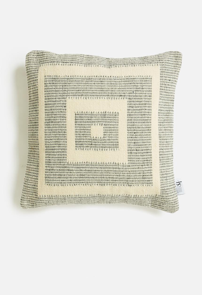 Sixth Floor - Tess woven cushions cover - grey