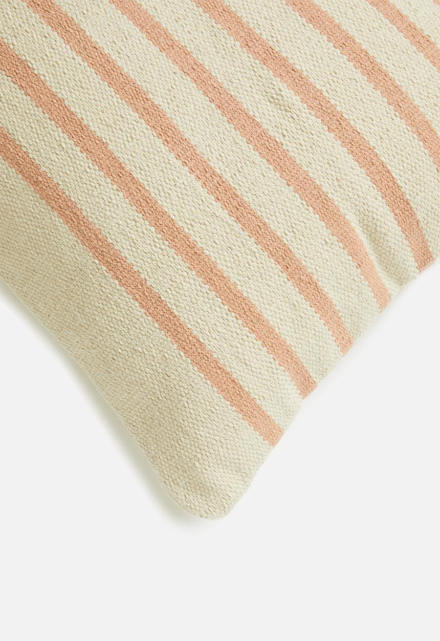 Sixth Floor - Jasp cushion cover - peach & cream