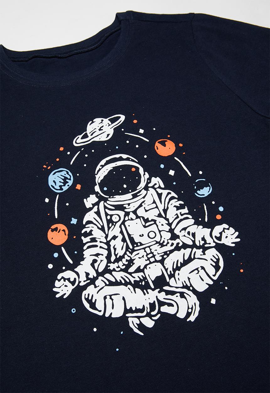 Rebel Republic - Shorts and tee pj set - navy