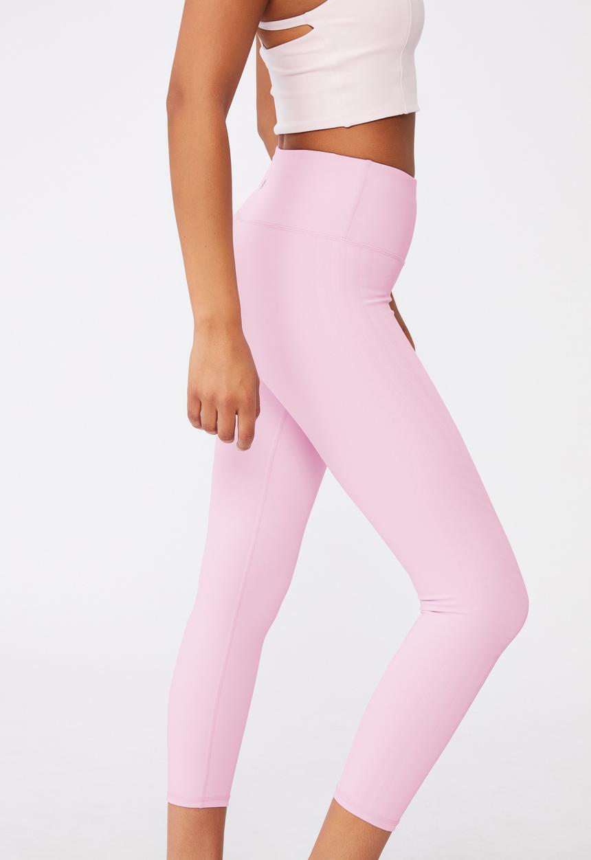 Cotton On - Jacquard stripe 7/8 tight - blossom