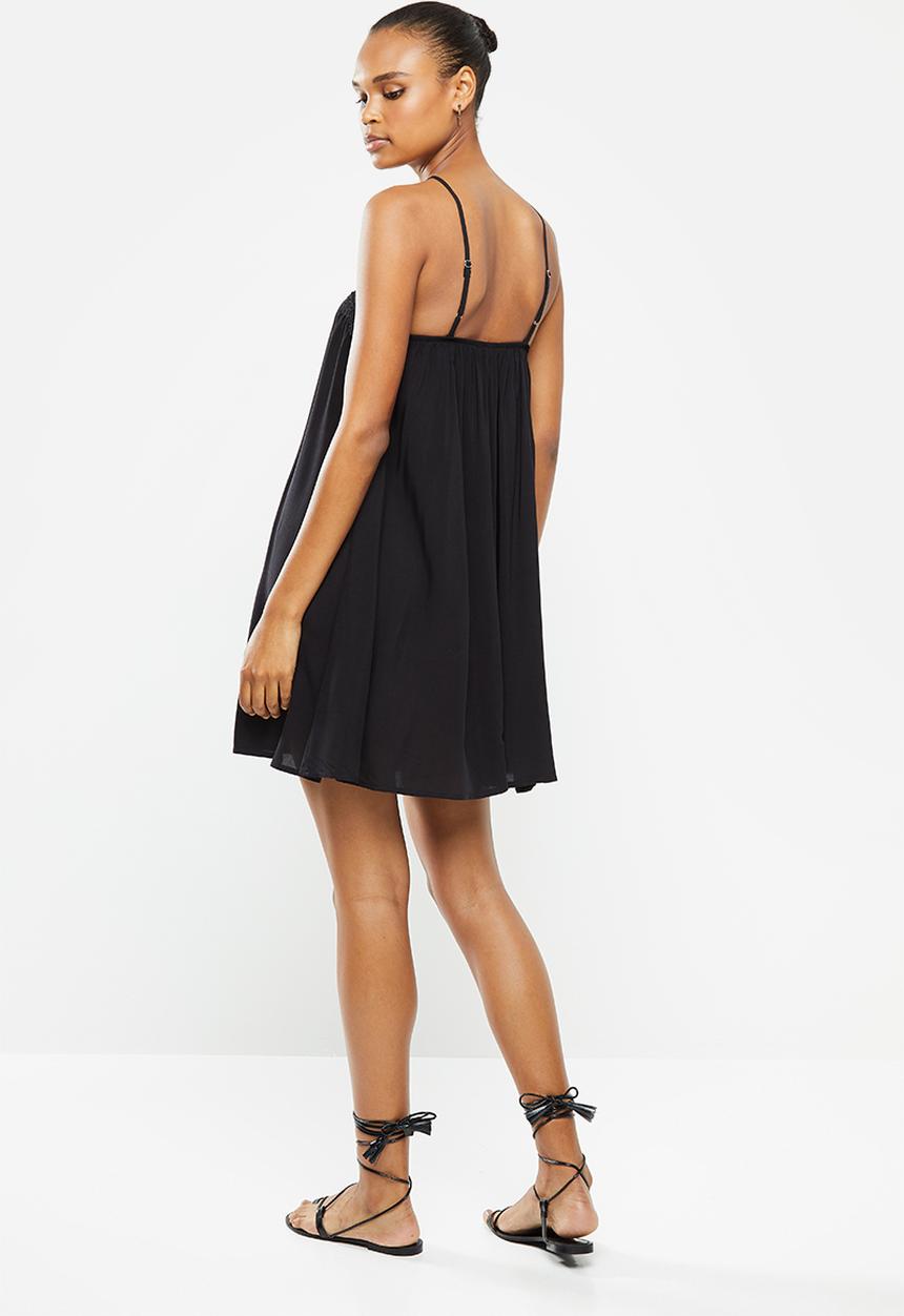 MILLA - Halter trim mini - black