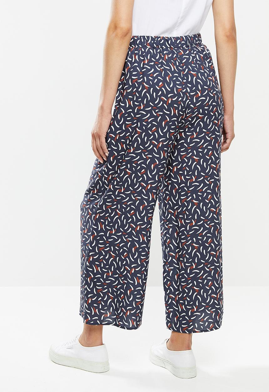 edit - Bold print pallazzo pant - multi