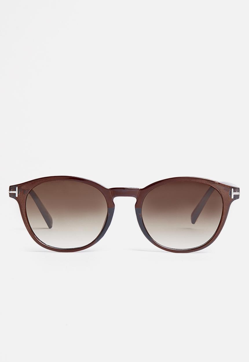Superbalist - Billie round sunglasses - brown