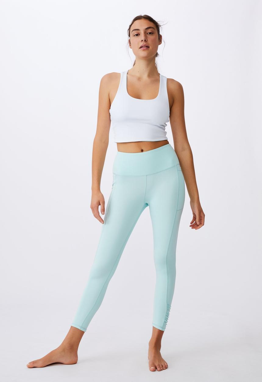 Cotton On - Love you a latte reversible vestlette - cooling mint/white