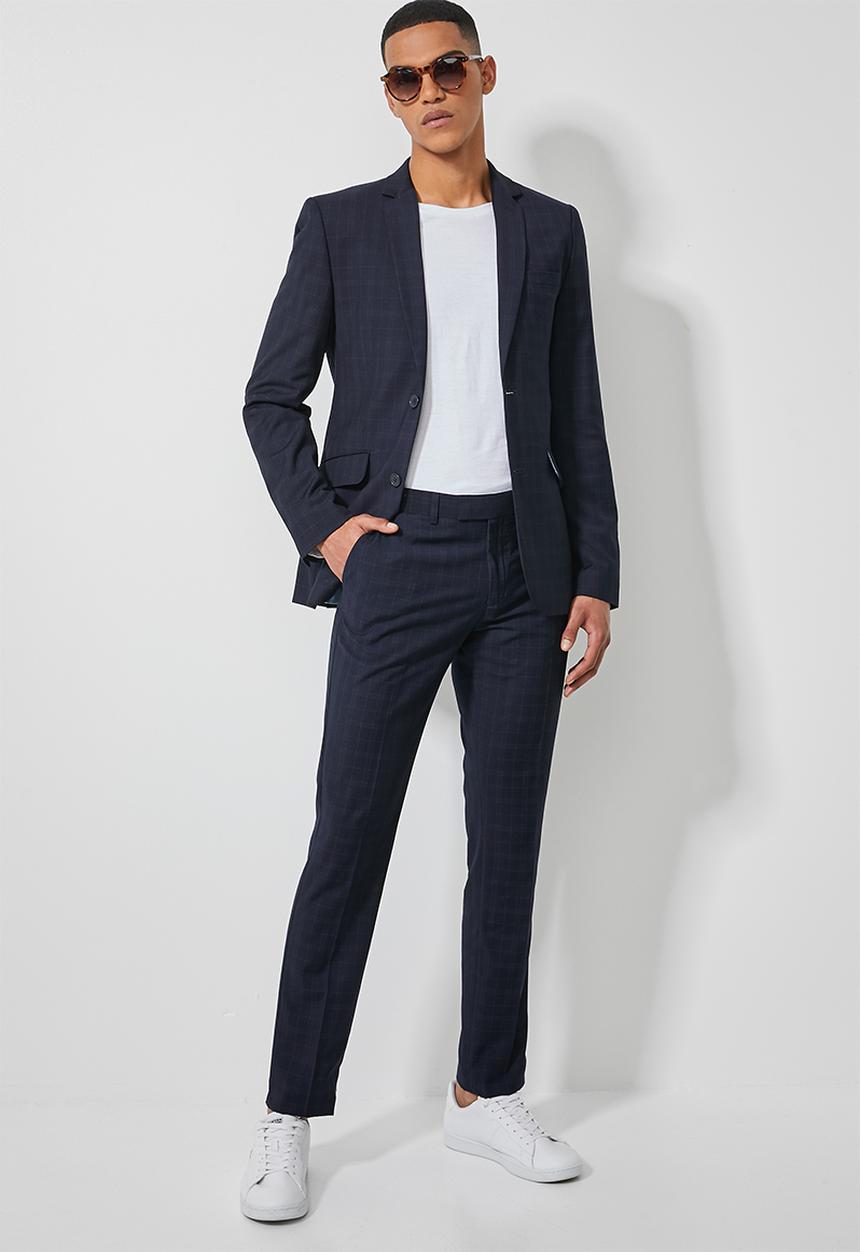 Superbalist - Regent slim fit trousers - navy 