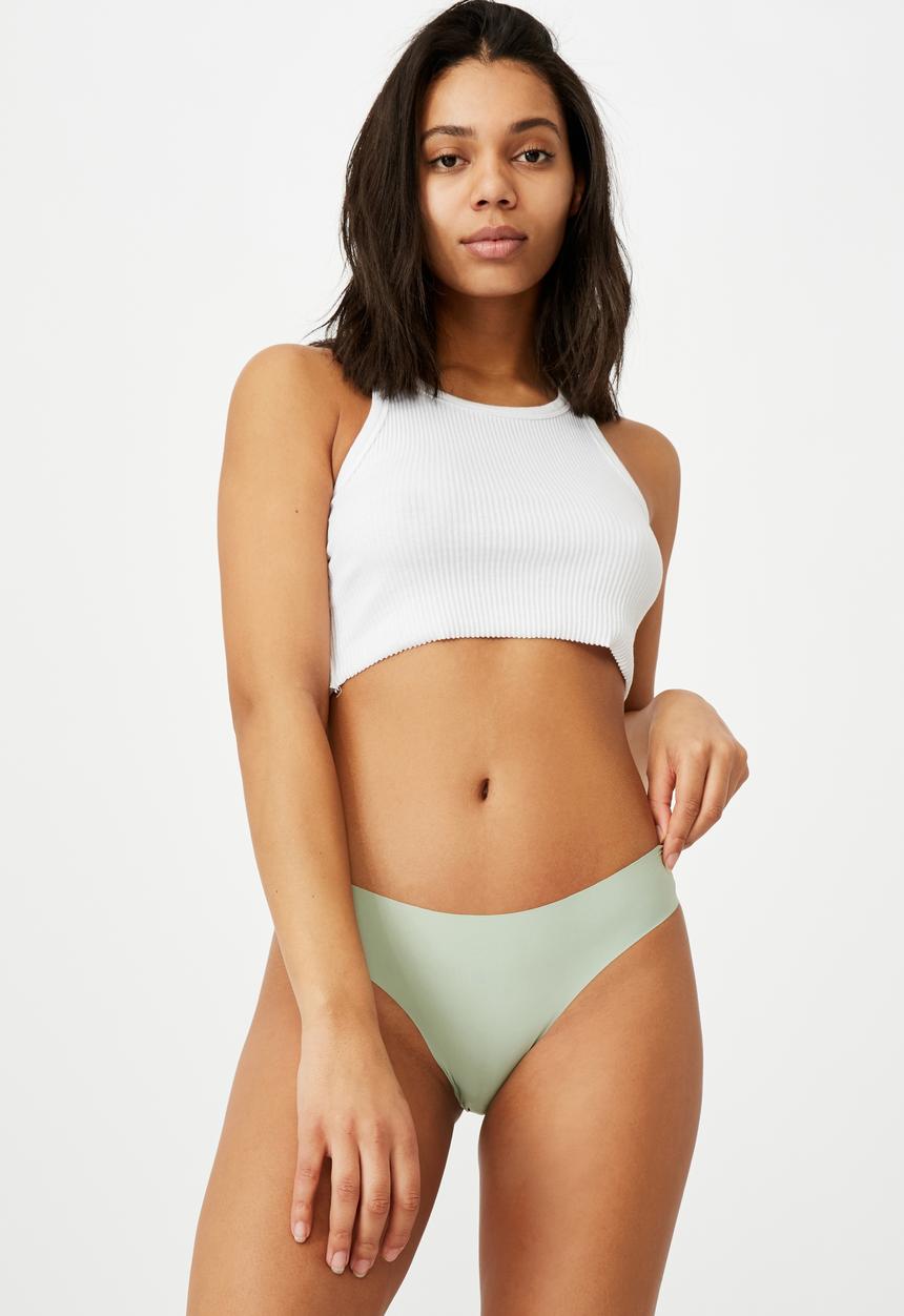 Cotton On - The invisible bikini brief - green