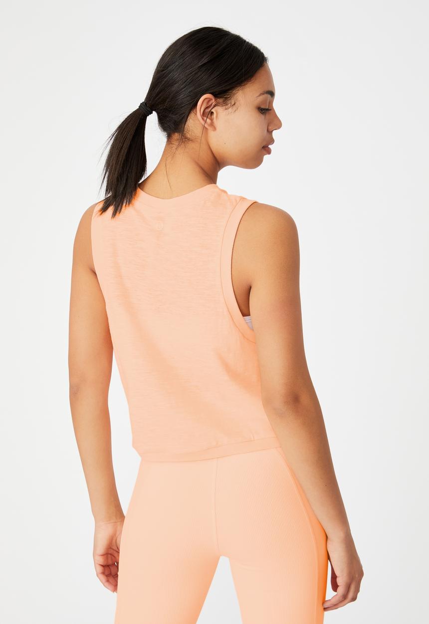 Cotton On - All things fabulous cropped muscle tank - funfetti marle