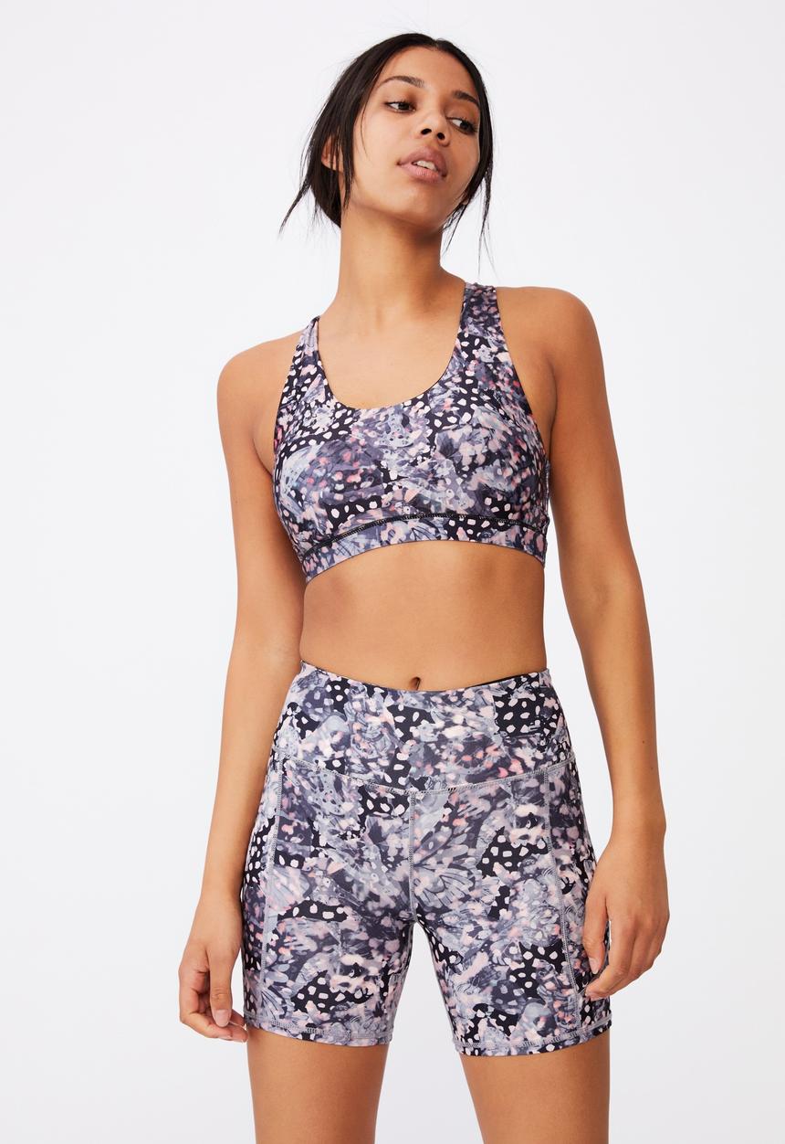 Cotton On - Love you a latte short - purple 