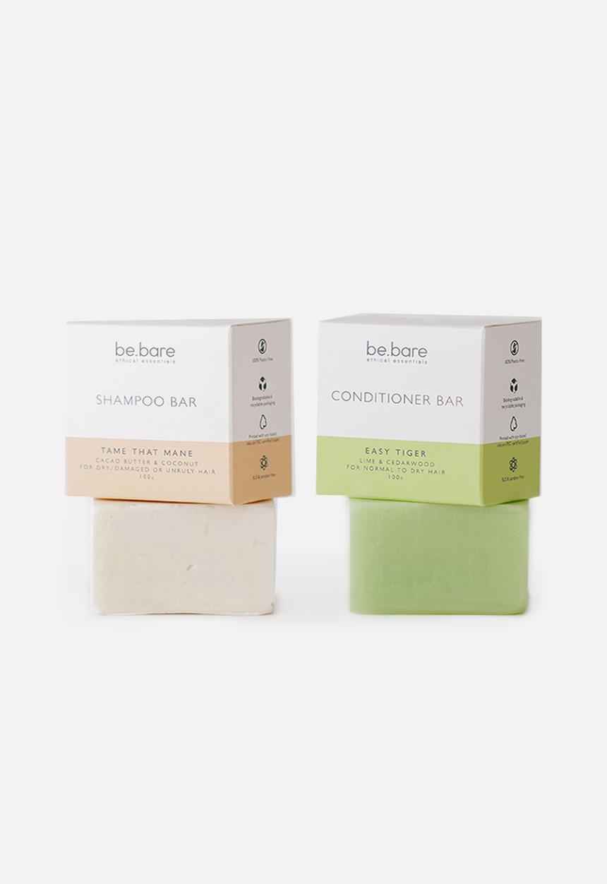be.bare - Tame That Mane Shampoo & Easy Tiger Conditioner Combo