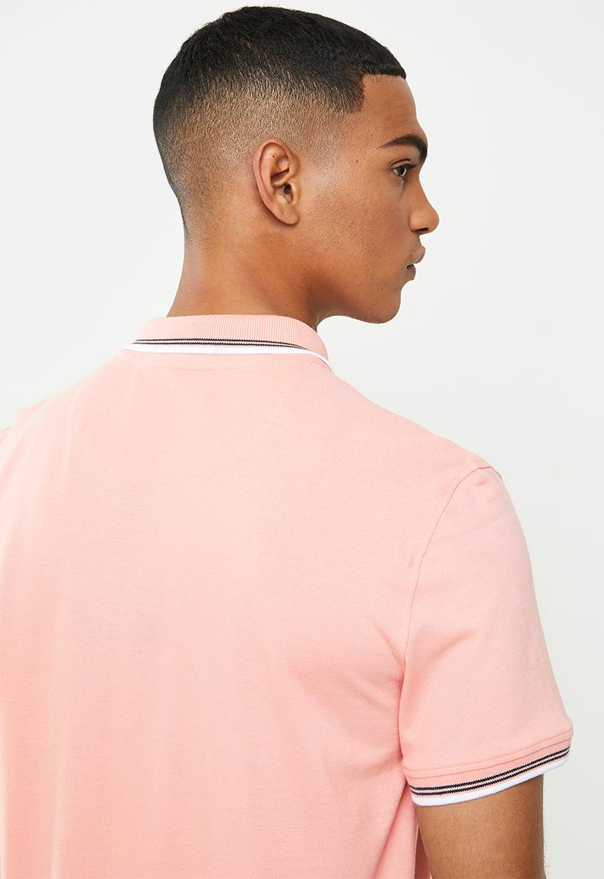 Original Penguin - Tipped polo - pink