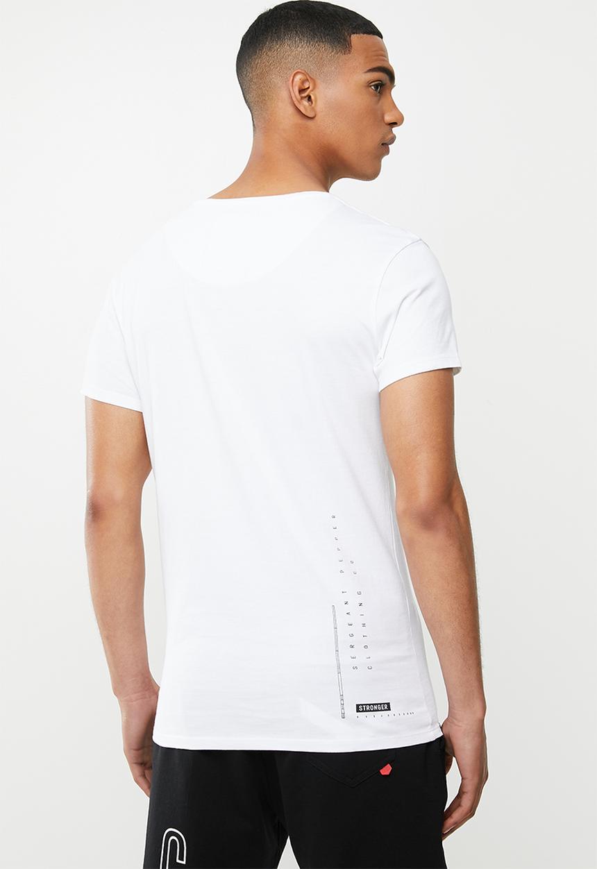 S.P.C.C - Mansell fashion straight hem T-shirt - white