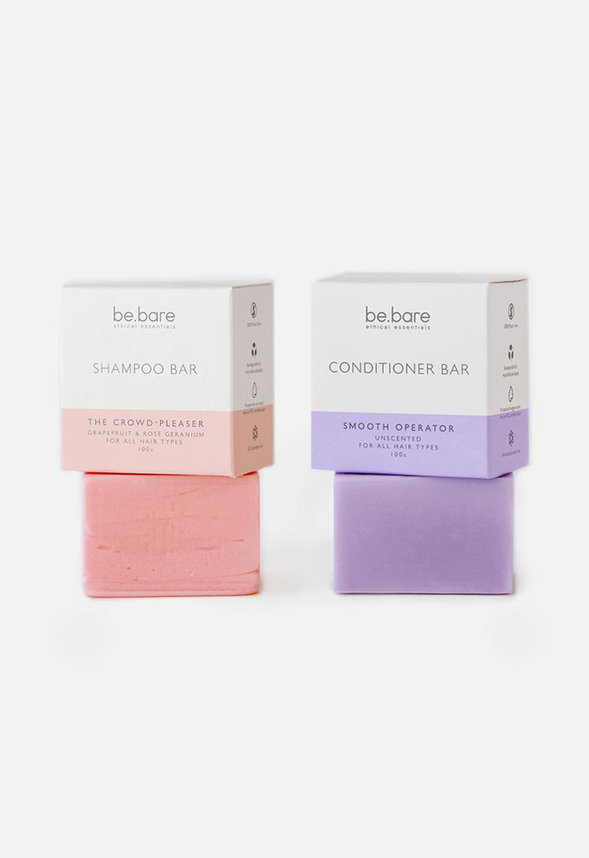 be.bare - The Crowd-Pleaser Shampoo & Smooth Operator Conditioner Combo