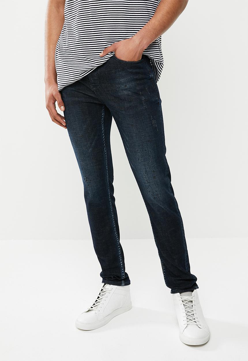 S.P.C.C - Midnight shadows premium trench jeans - indigo