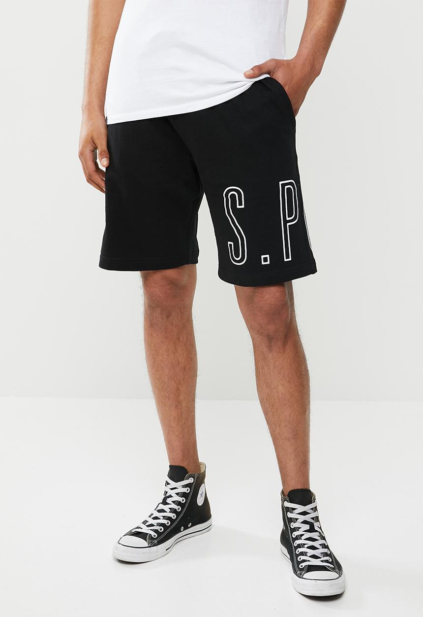 S.P.C.C - Mason fashion elasticated shorts - black