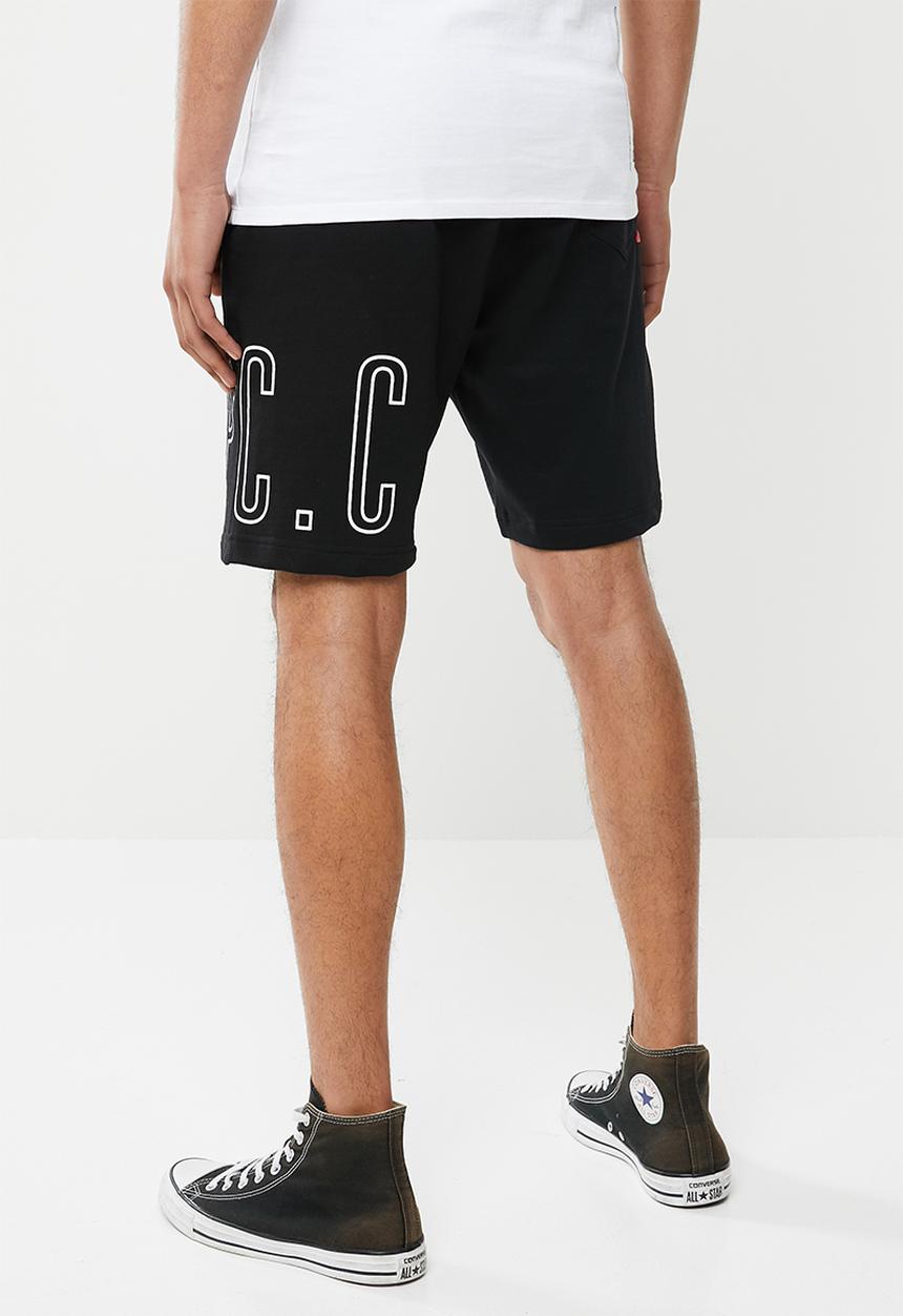 S.P.C.C - Mason fashion elasticated shorts - black