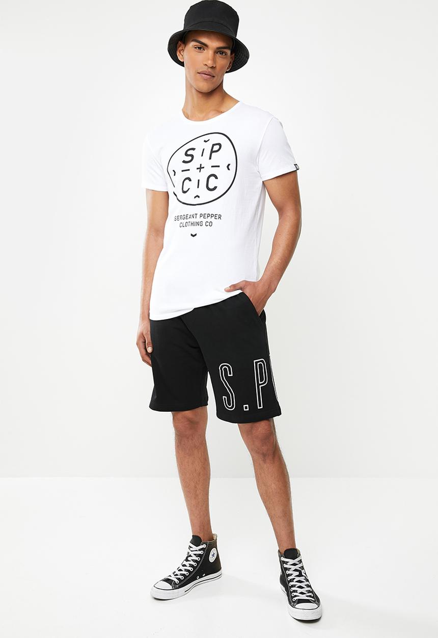 S.P.C.C - Mason fashion elasticated shorts - black
