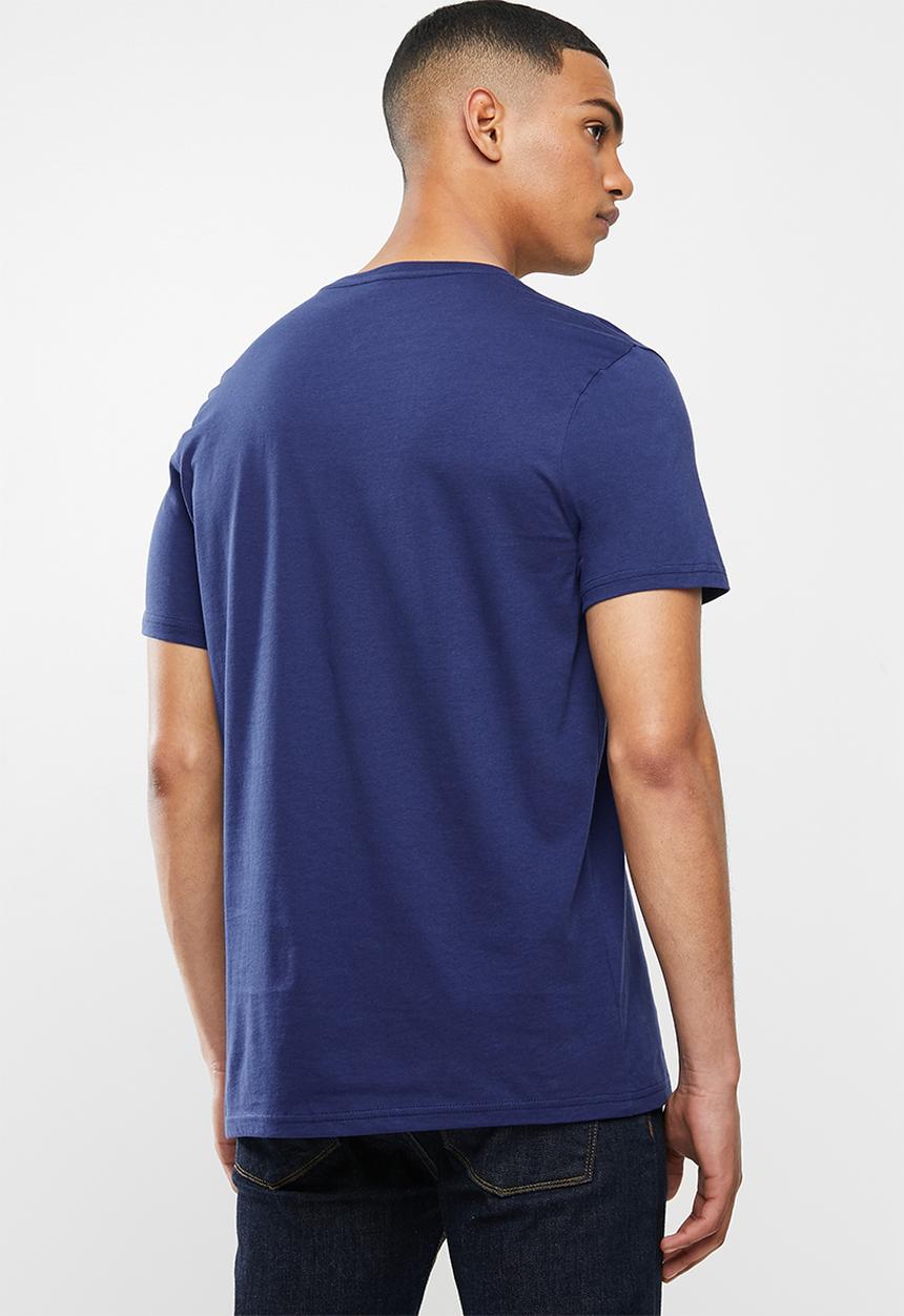 Lee  - Splatter logo tee - navy