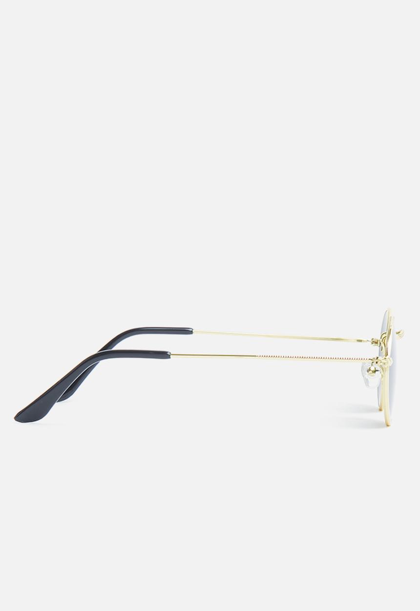 Superbalist - Austin round sunglasses - gold & green