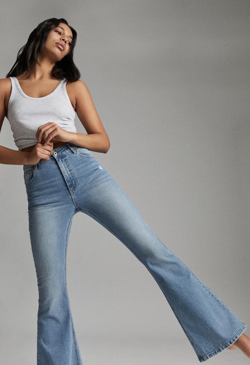Cotton On - Vintage flare jean - aireys blue