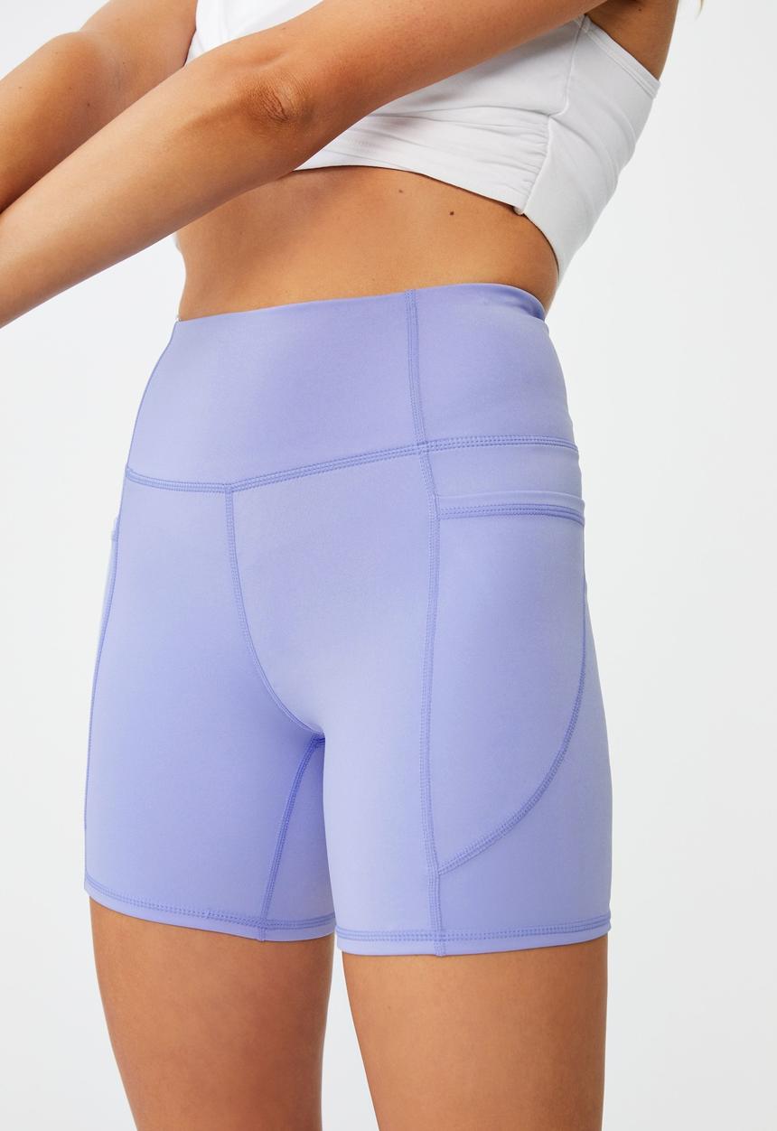 Cotton On - Love you a latte short - cornflower lilac