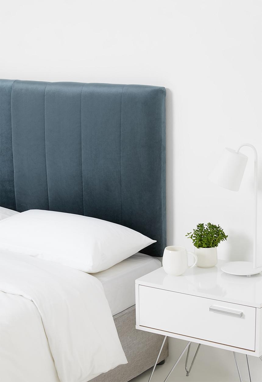 Sixth Floor - Panel headboard - Steel - Queen