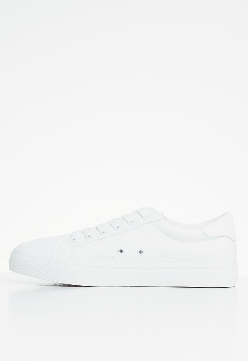 POLO - Chloe leather sneaker - white