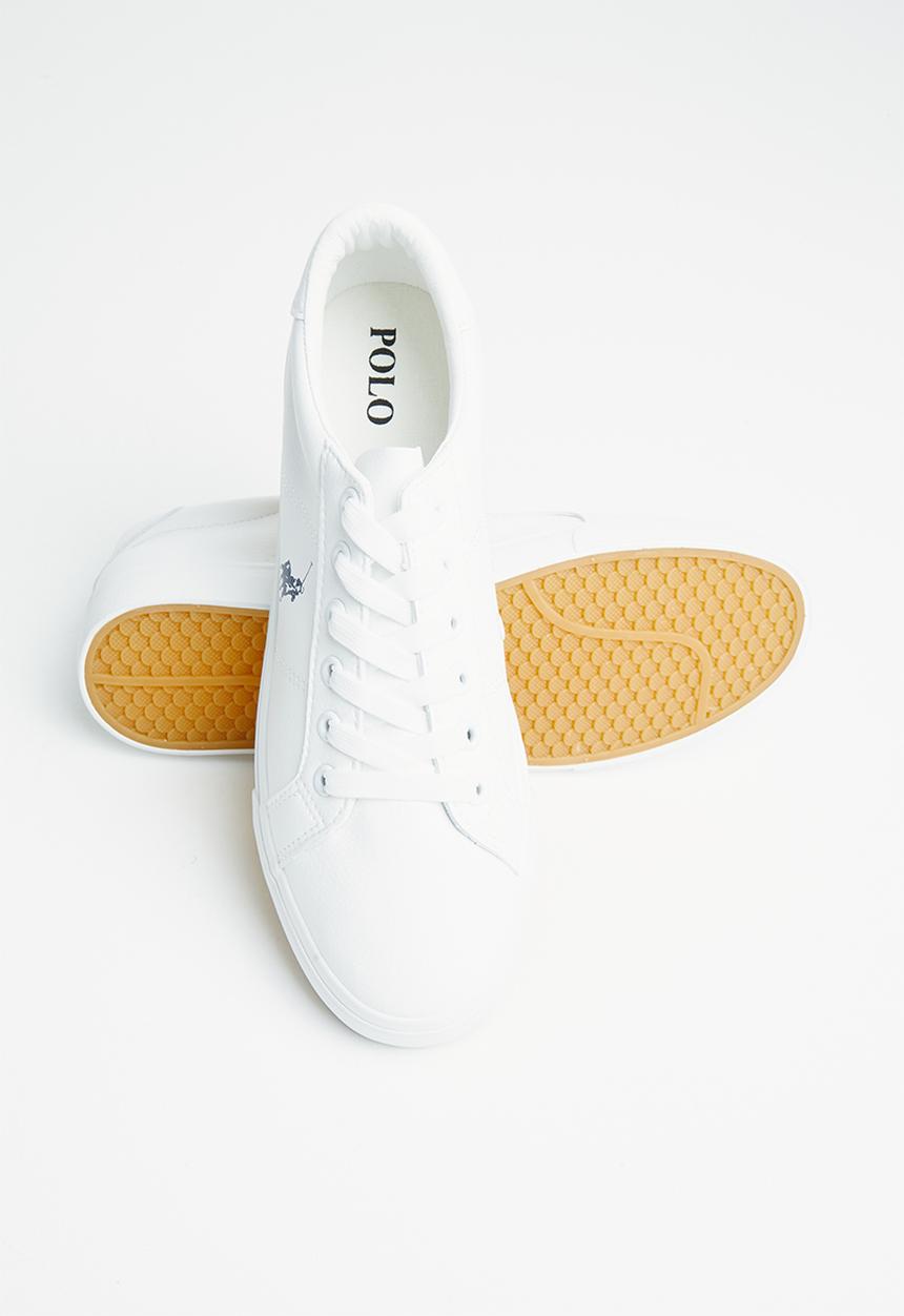 POLO - Chloe leather sneaker - white