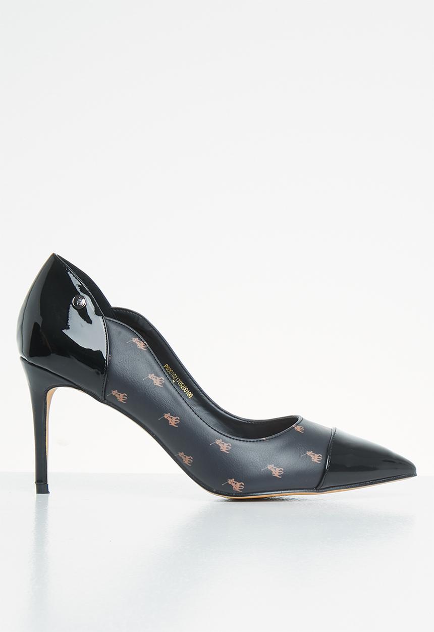 POLO - Hailey monogram court - black