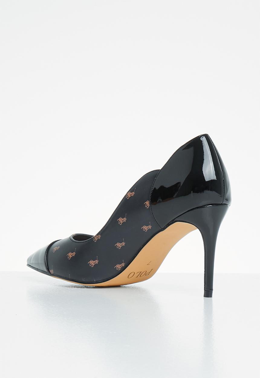 POLO - Hailey monogram court - black