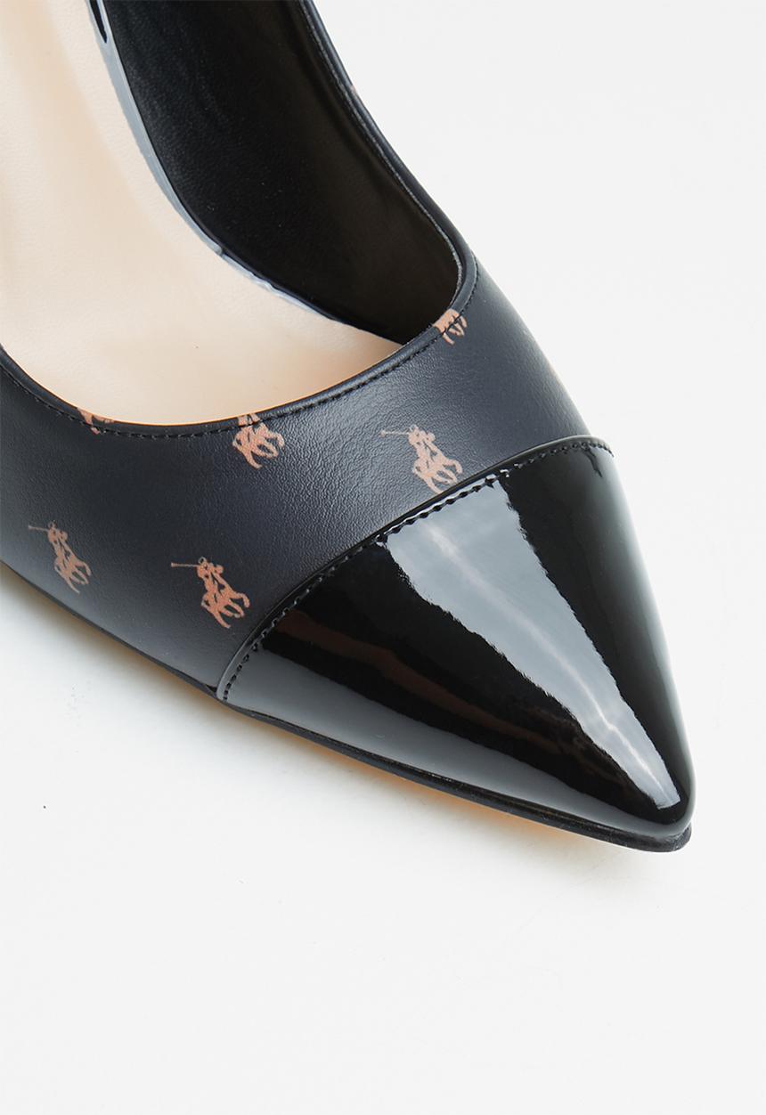 POLO - Hailey monogram court - black