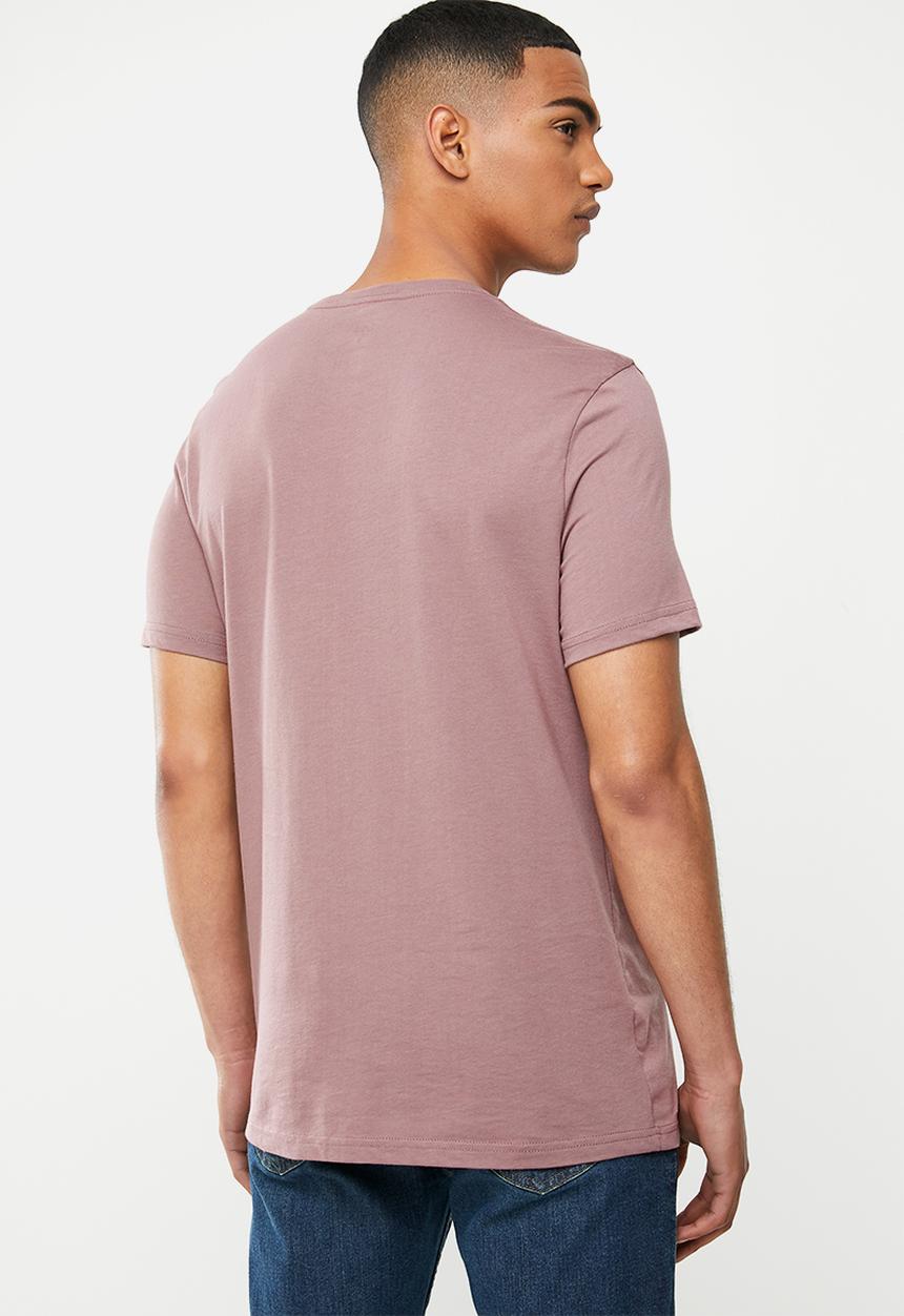 Lee  - Classic logo tee - rose grey