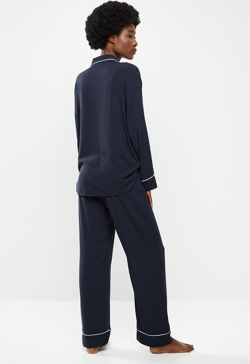 Superbalist - Sleep shirt & pants set - navy