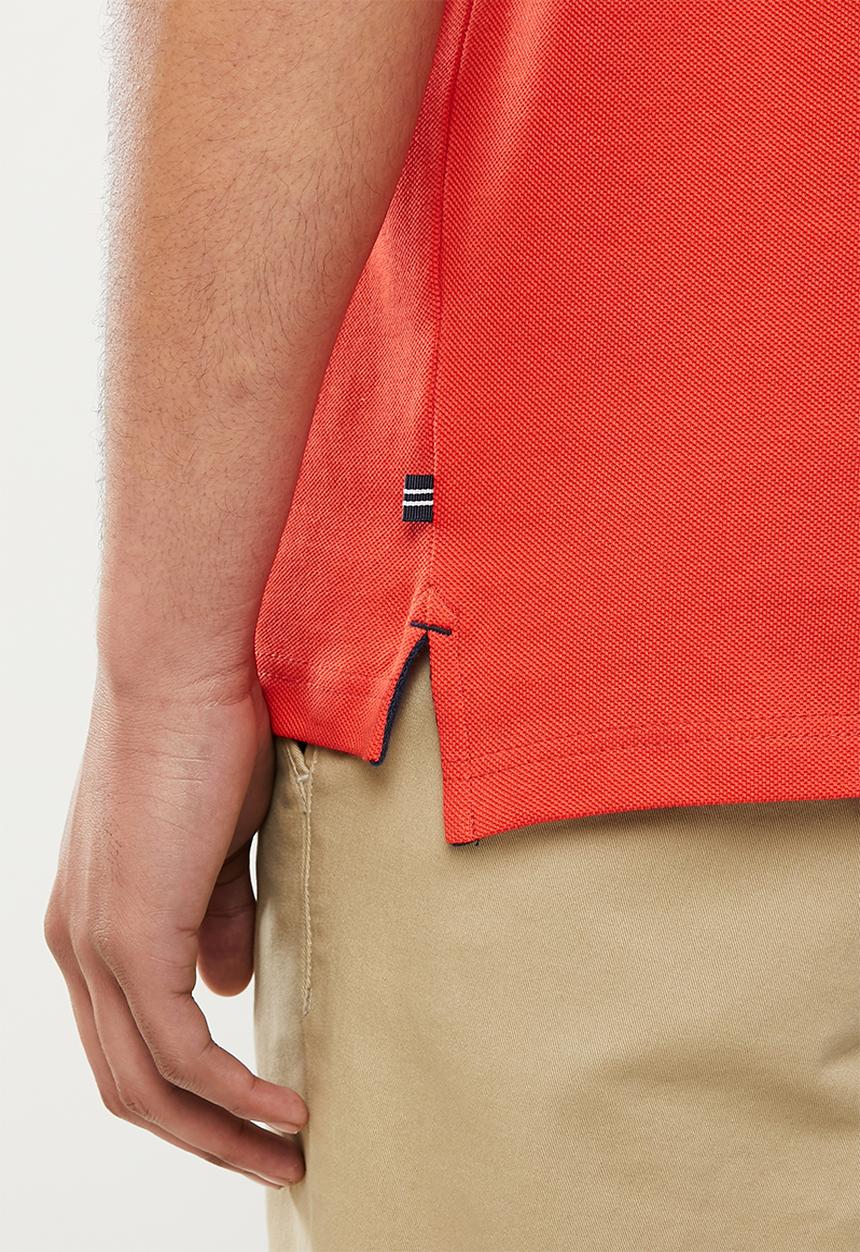 Nautica - Classic fit deck polo  - orange poppy
