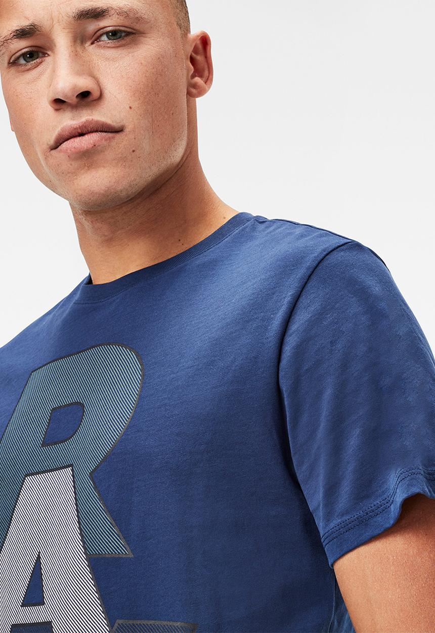 G-STAR - Raw graphic tee - imperial blue