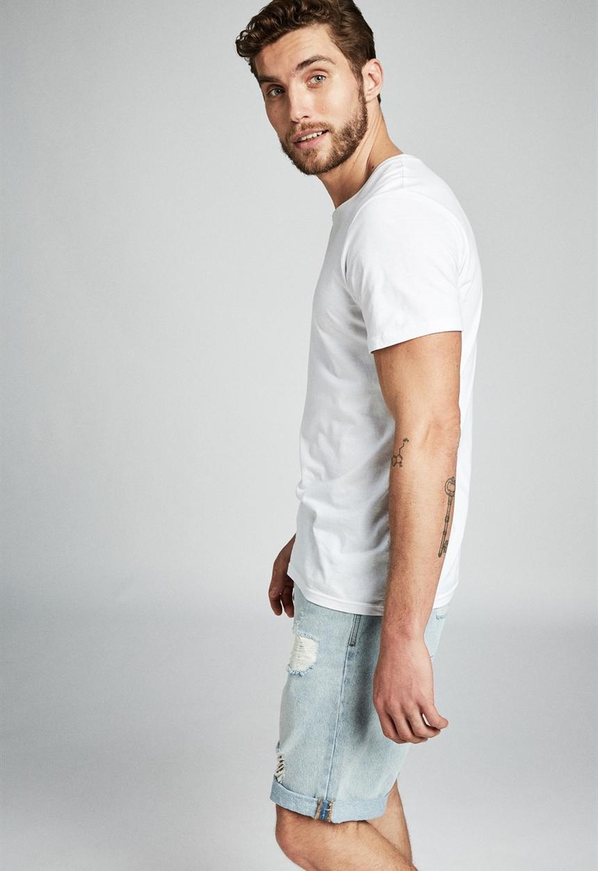 Cotton On - Roller short - thrashed indie blue