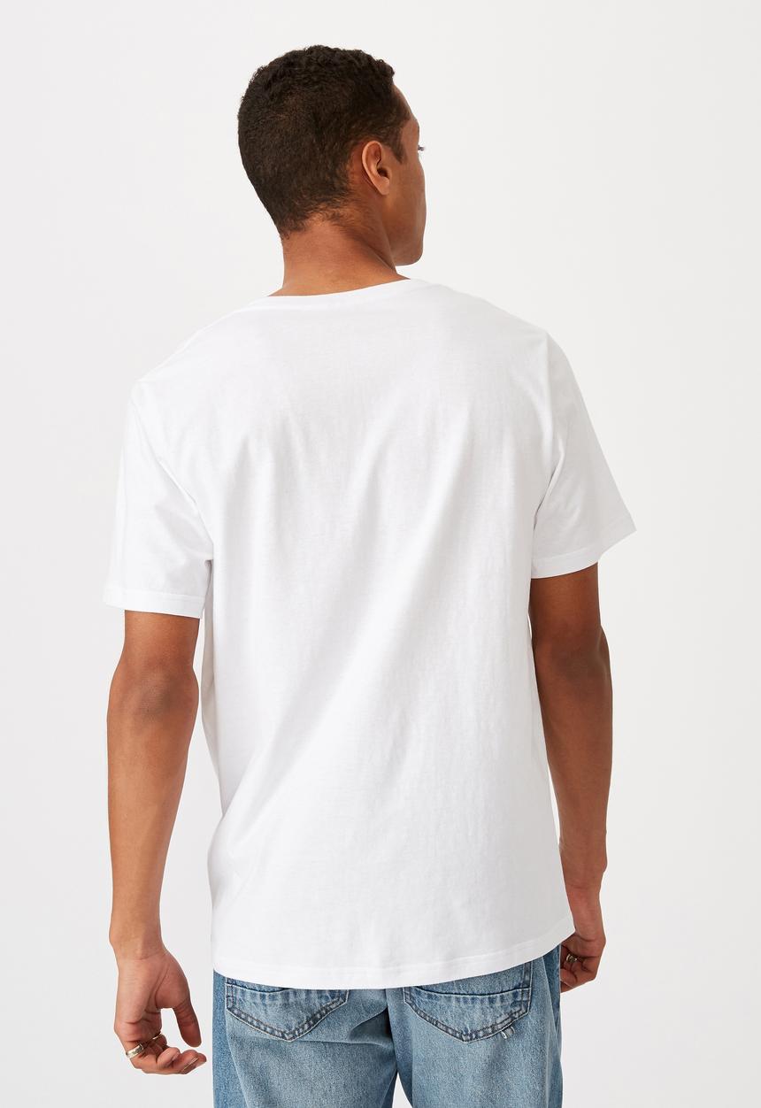 Cotton On - Essential V-neck T-shirt - white
