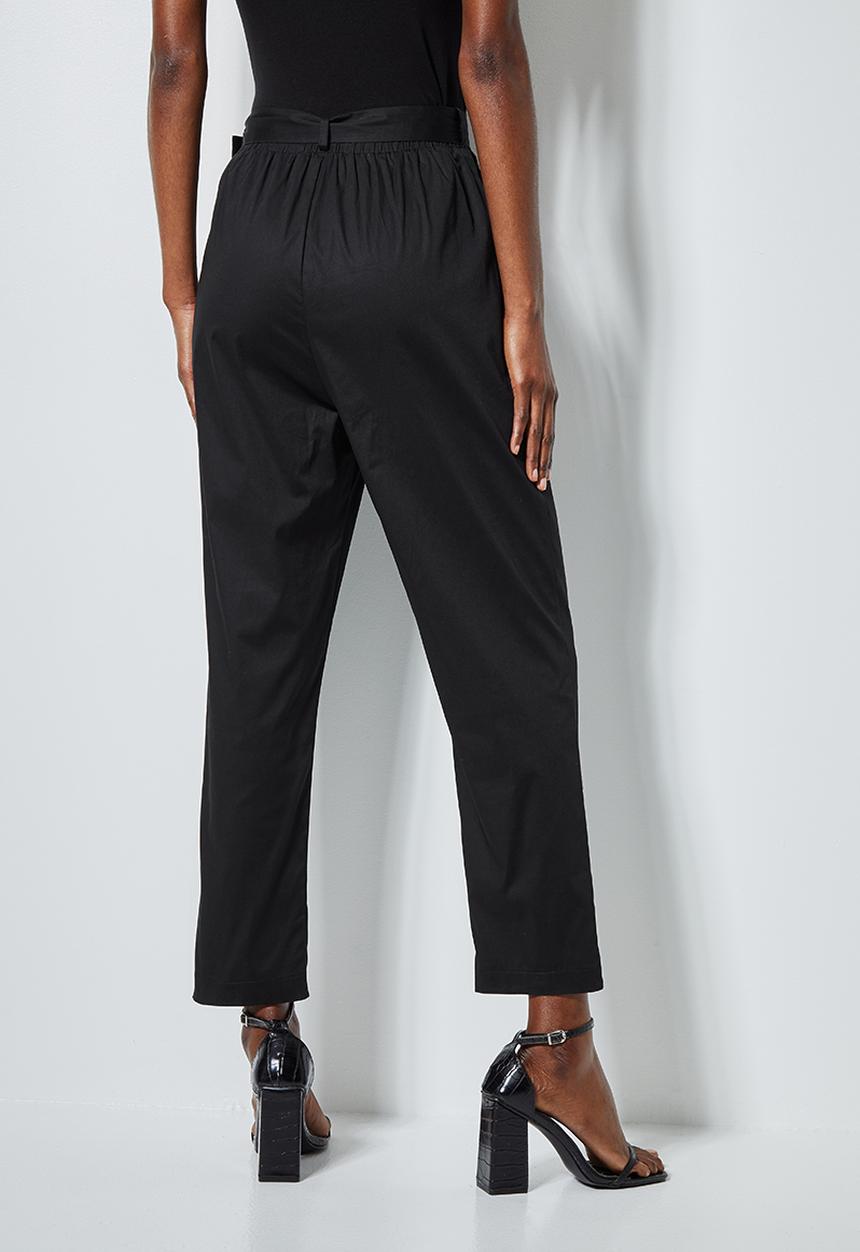 Superbalist - Poplin trouser - black
