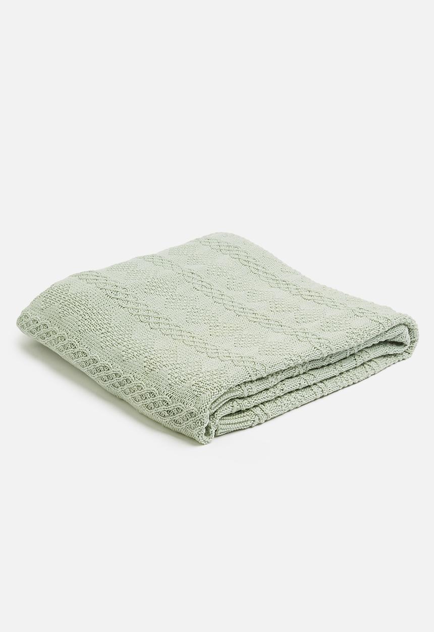 Sixth Floor - Ida throw - seafoam green