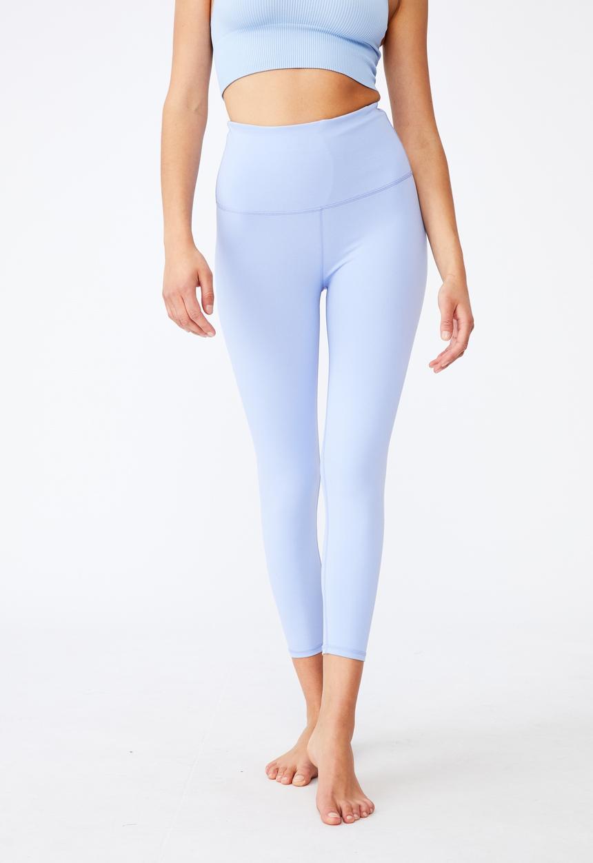 Cotton On - Active high waist core 7/8 tight - cornflower