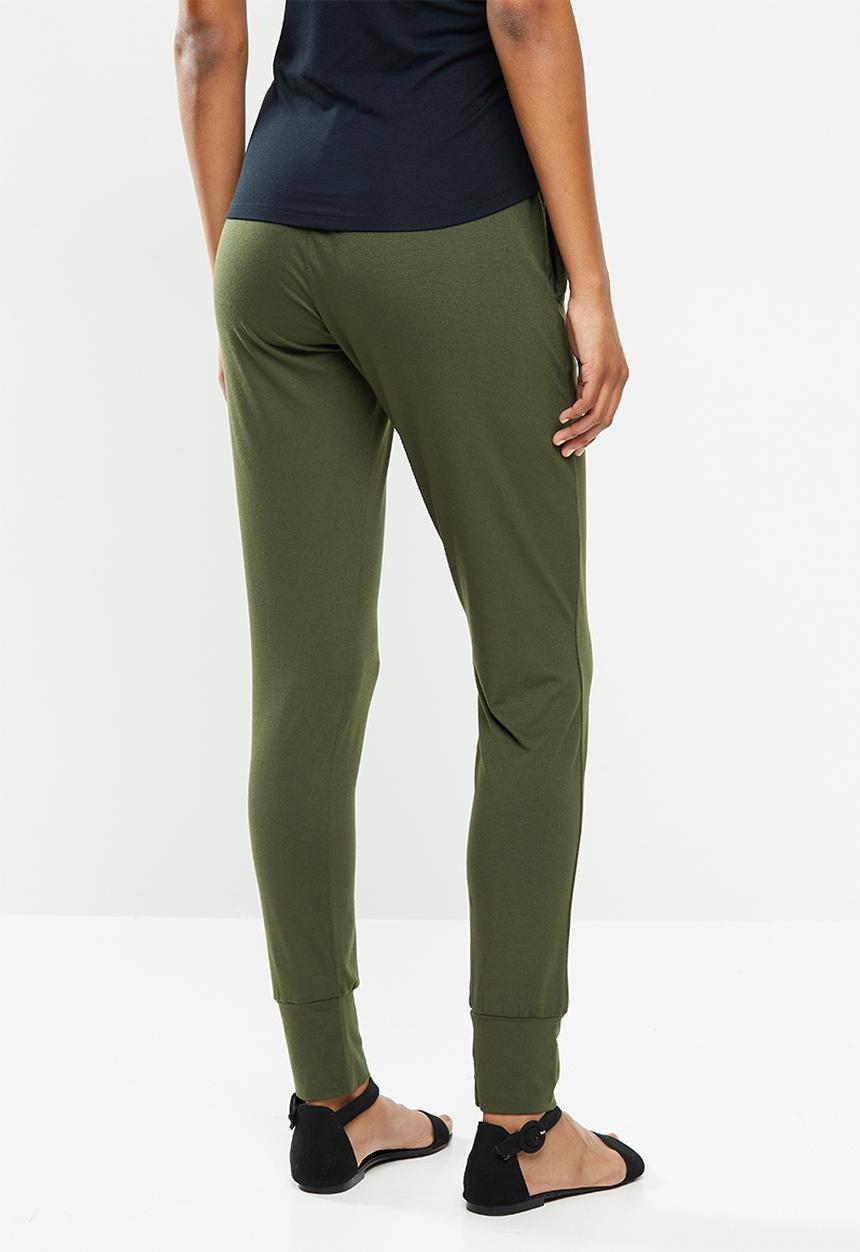 Cherry Melon - Maternity soft jogger pants - khaki 