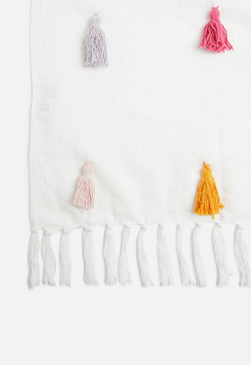 Sixth Floor - Pom pom throw - multi