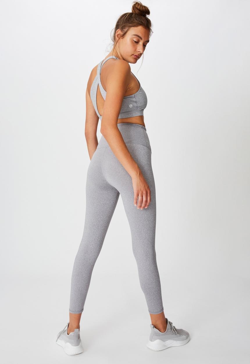 Cotton On - Active high waist core 7/8 tight - mid grey marle