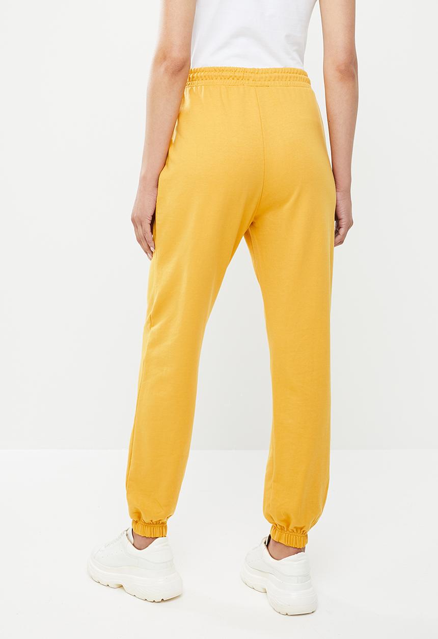 Missguided - 90s Oversized jogger - yellow 