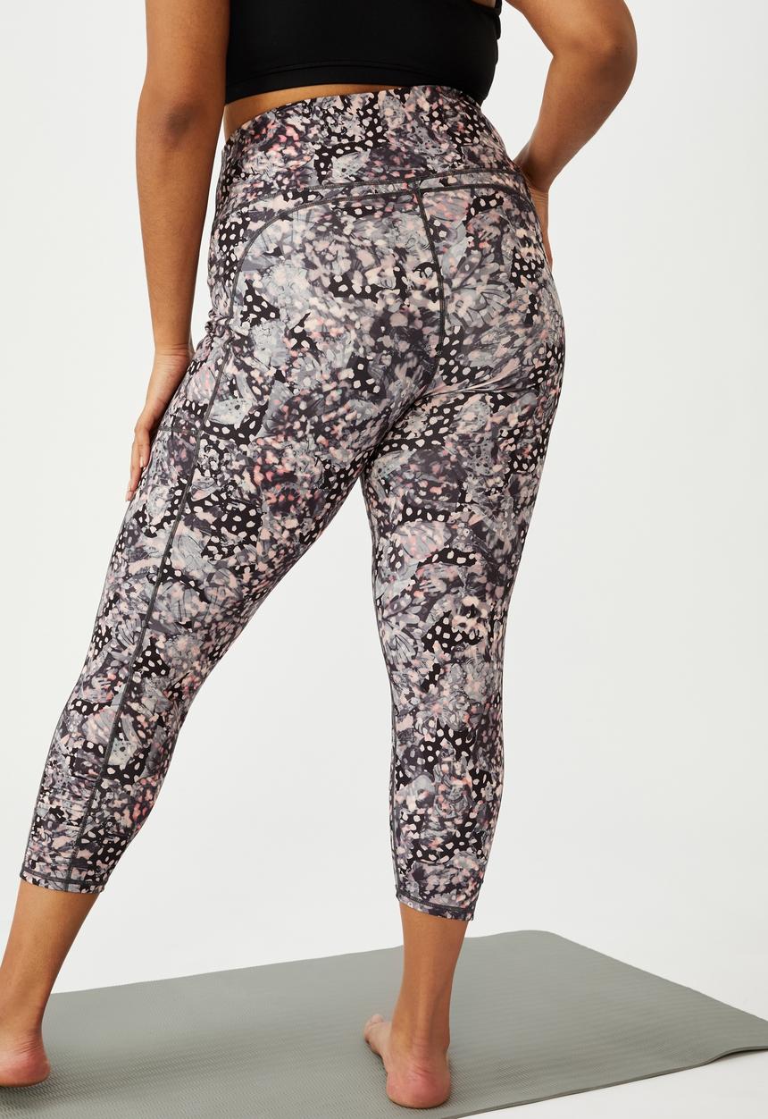 Cotton On - Curve lifestyle coffee 7/8 tight - butterfly spot