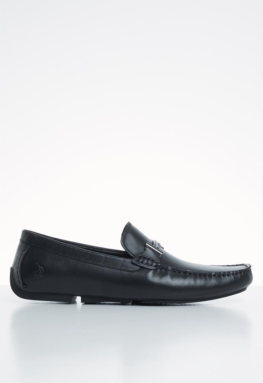 POLO - Kent t-bar leather driver - black