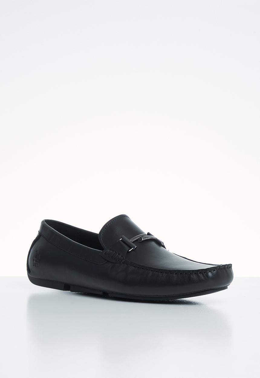 POLO - Kent t-bar leather driver - black
